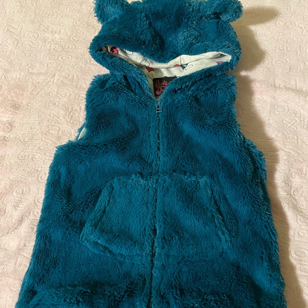 Girl Blue vest size 18months